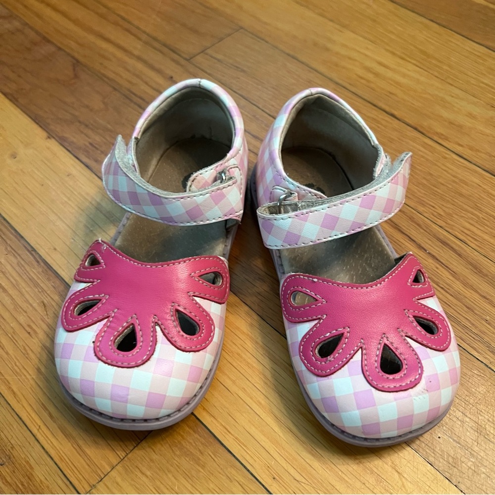 Livie & Luca for Matilda Jane pink gingham Mary Janes size 11